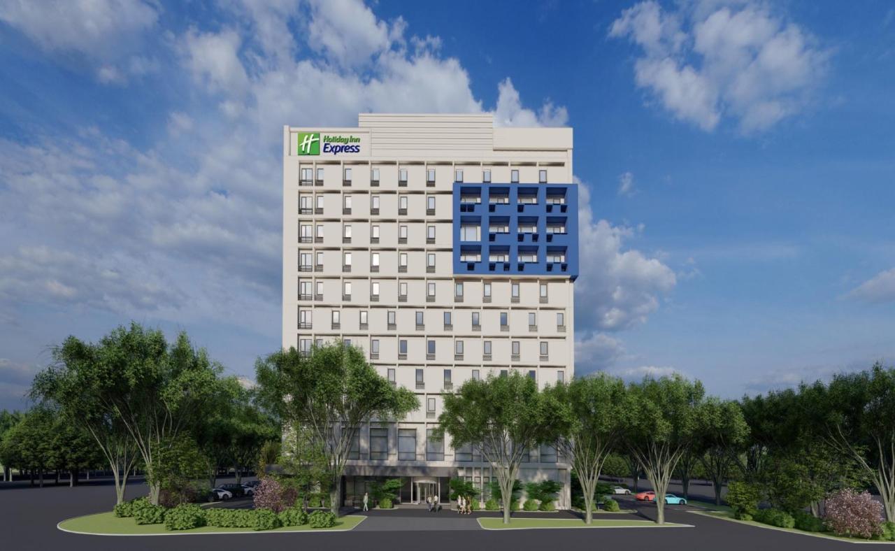 Holiday Inn Express Shanghai Pudong Airport By Ihg Exteriör bild